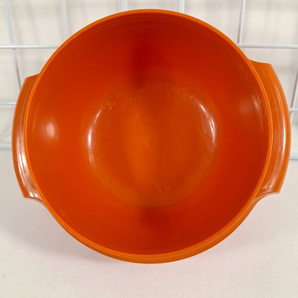 Vintage Collectible Tupperware #886 Servalier Bowl Orange No Lid D 4.75 x H 4 In - Picture 10 of 10